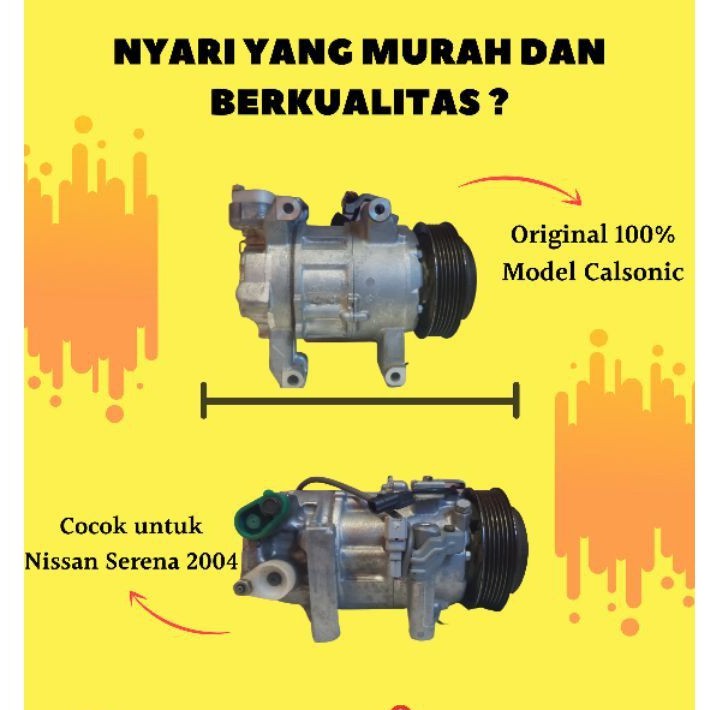 Jual Kompressor Kompresor Compressor Compresor Dinamo Ac Nissan Serena