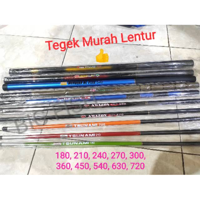 Jual Joran Tegek Murah 180 210 240 270 300 360 450 540 630 720 Shopee