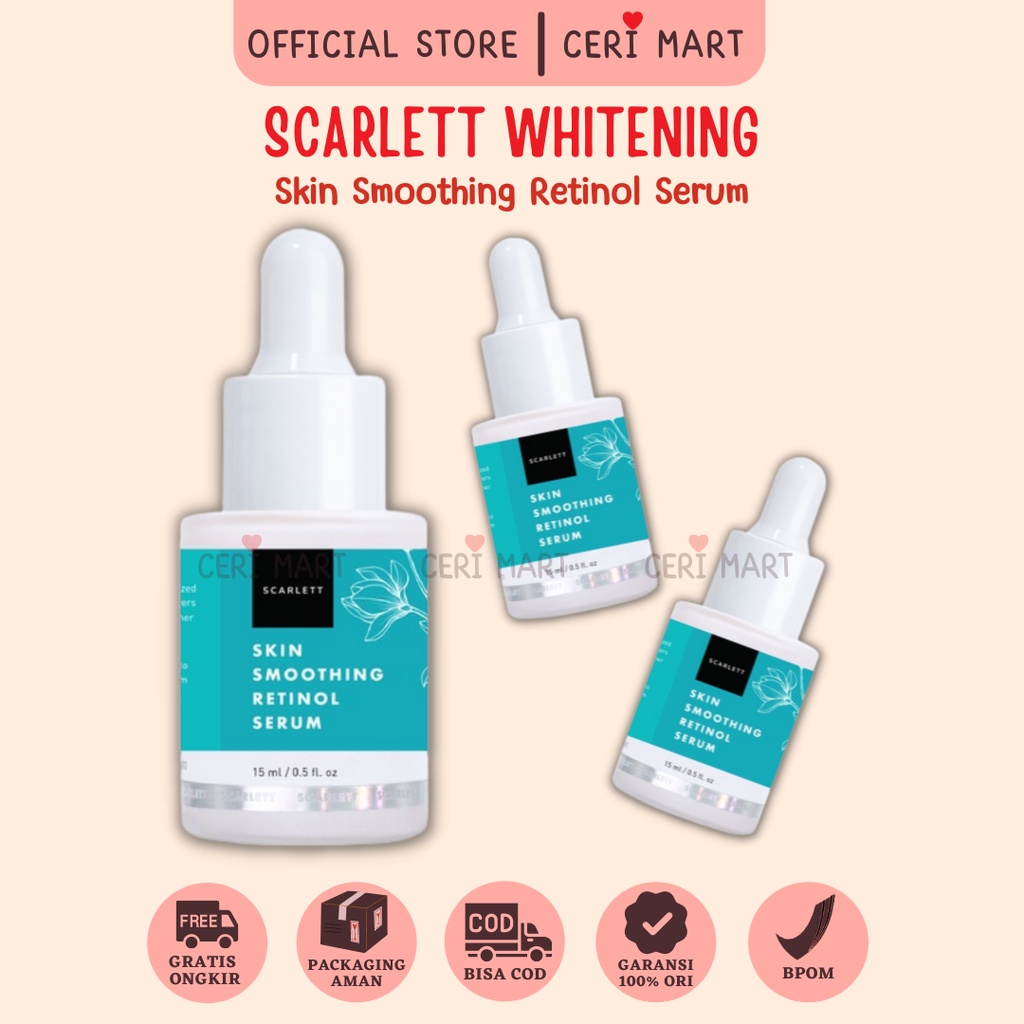 Jual Scarlett Whitening Skin Smoothing Retinol Serum Shopee Indonesia