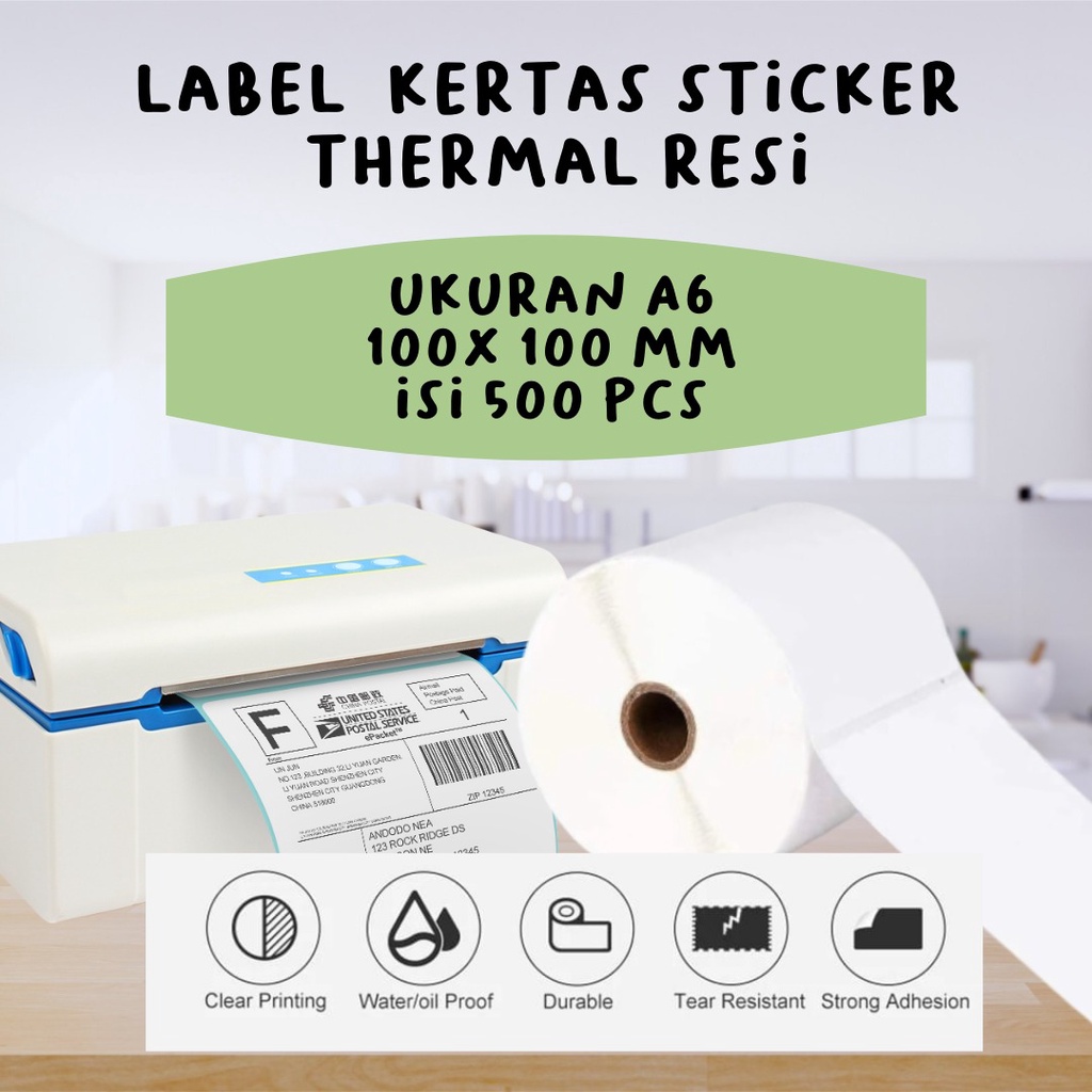 Jual Label Sticker Thermal X Barcode X Shopee Indonesia