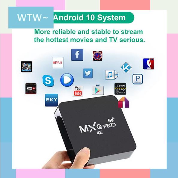 Jual Wtw Mxq Pro Android Tv Box G Ram G Rom Network Set Top Box G