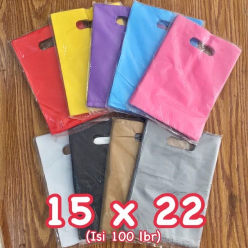 Jual Kantong Plastik Pond Oval Polos X Hd Plong Shopping Bag