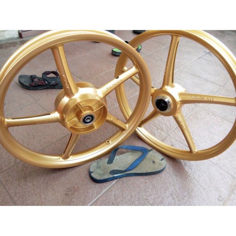 Jual Velg RCB Depan Belakang Jupiter Z Uk 140 160 Gold Ring 17 Sp522