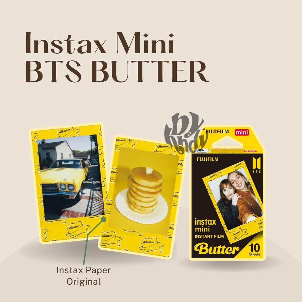 Jual Jasa Instax Mini Print Polaroid BTS BUTTER Instax Paper Original