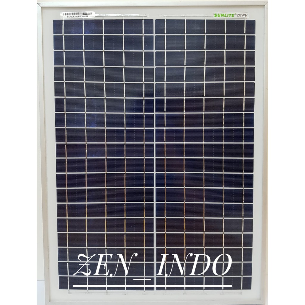 Jual Solar Panel Surya Solar Cell Wp Watt W Poly Sunlite