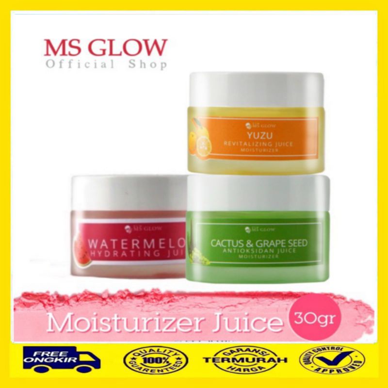 Jual Ms Glow Original Juice Moisturizer Yuzu Revitalizing Cactus Dan