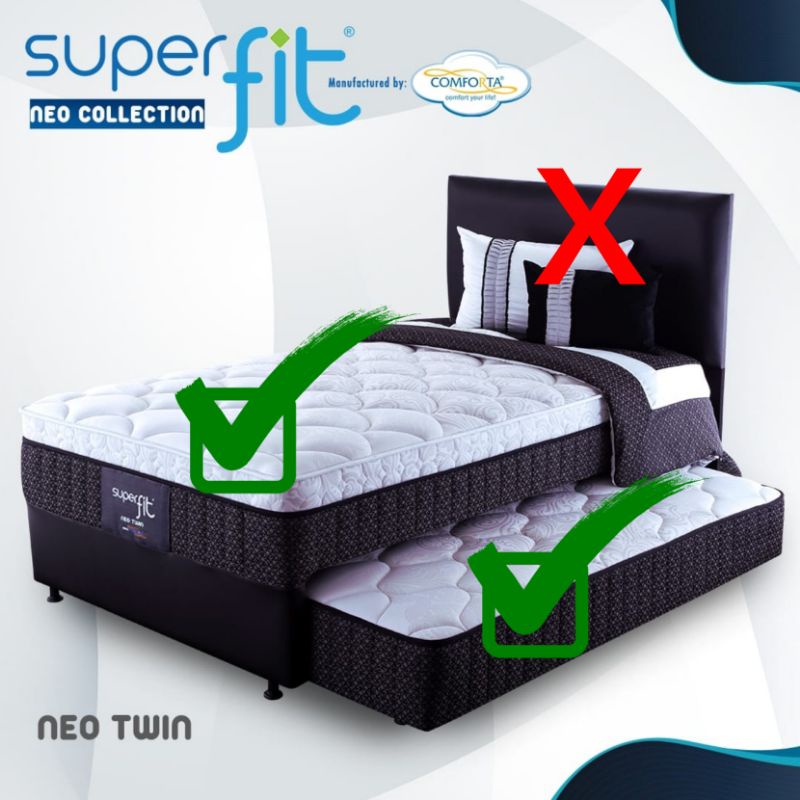 Jual Kasur Spring Bed Comforta Superfit NEO TWIN Kasur Sorong