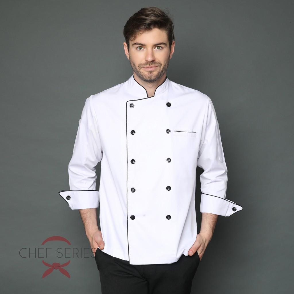 Jual Chef Series World Class Series Tangan Panjang Baju Koki Putih