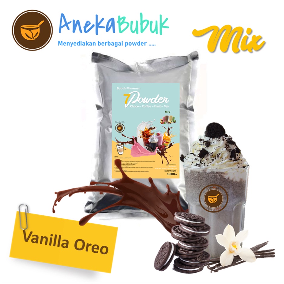 Jual Bubuk Minuman Vanilla Owre Mix Kg Serbuk Minuman Es Boba Rasa