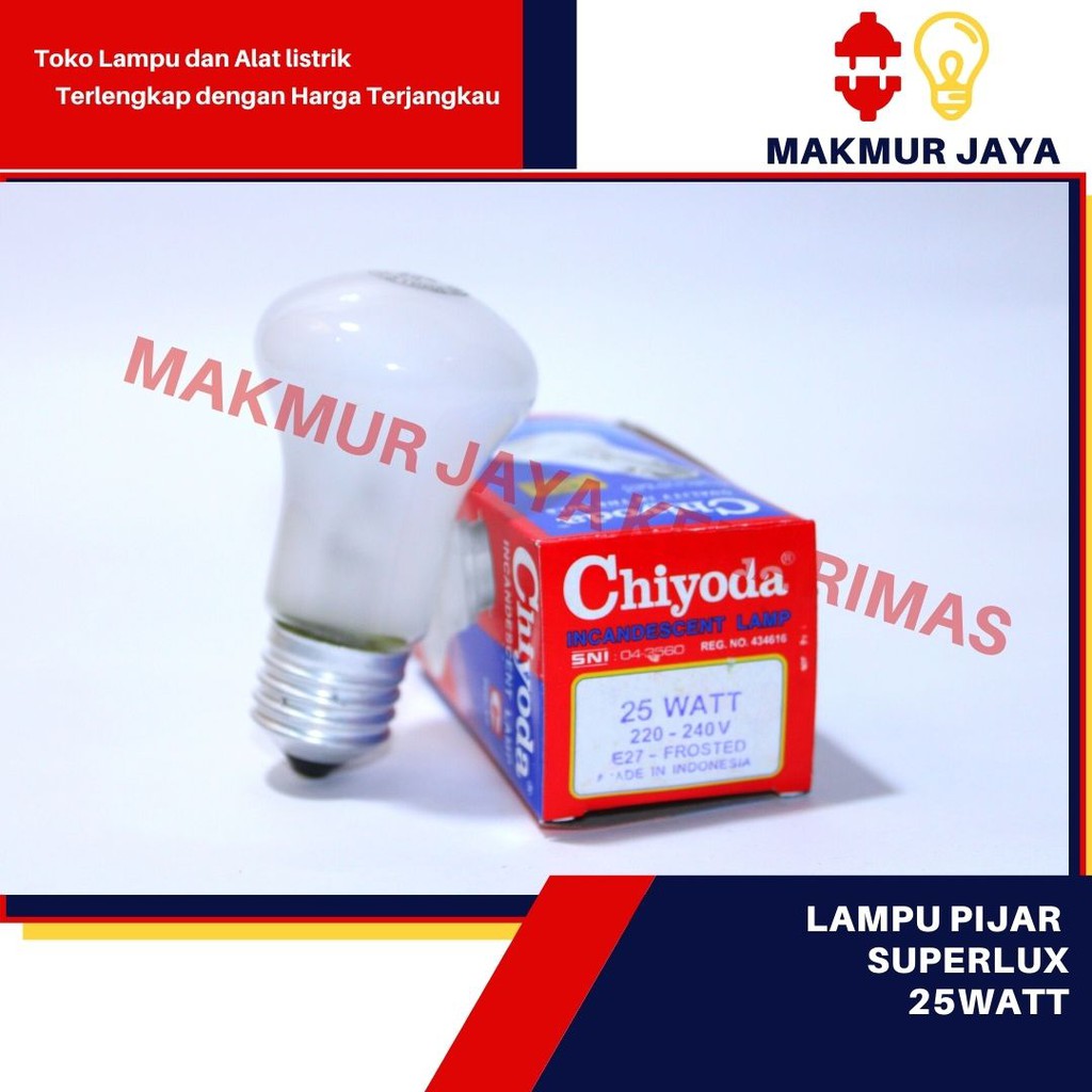 Jual Lampu Pijar Superlux W Murah Superlux Pijar Chiyoda Lampu Pijar