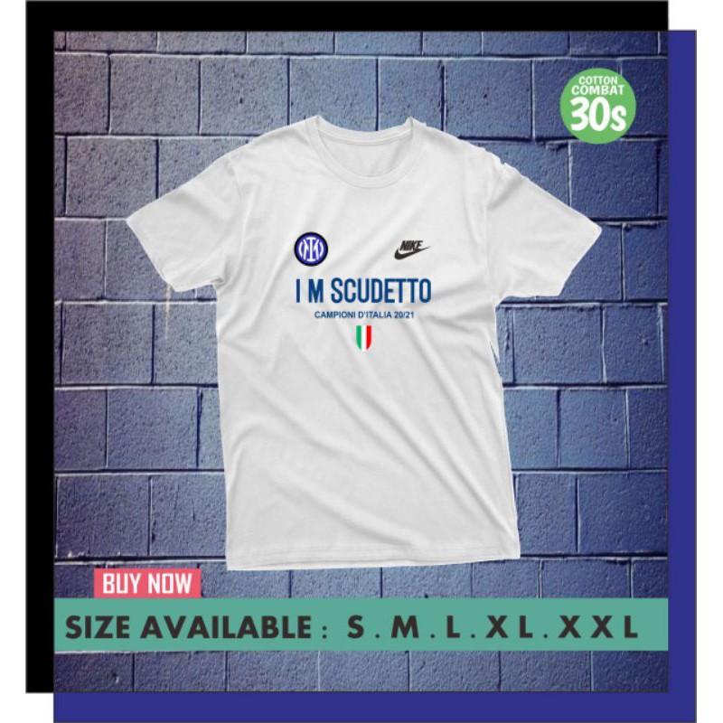 Jual Kaos Im Scudetto Inter Im Scudetto Juara Serie A Shopee