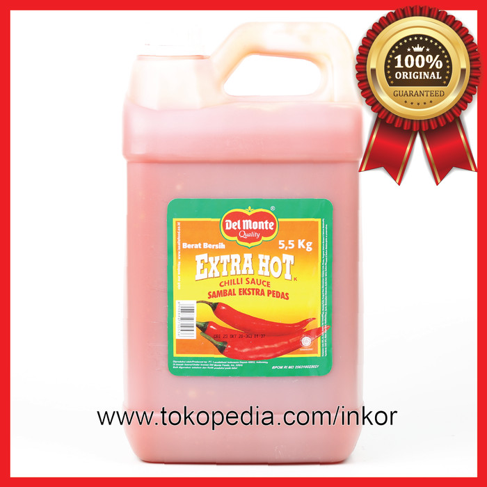 Jual FRESH STOK OJOL DELMONTE EXTRA HOT CHILI SAUCE SAMBAL EXTRA PEDAS