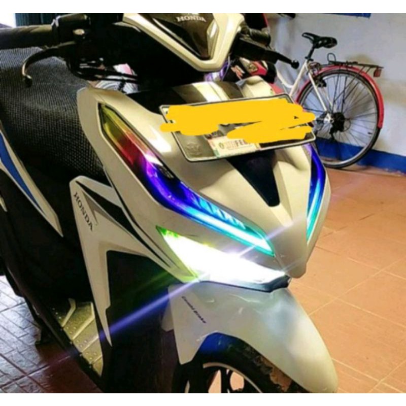 Jual Stiker Sticker Lampu Alis Atau Mata Pelangi Vario New