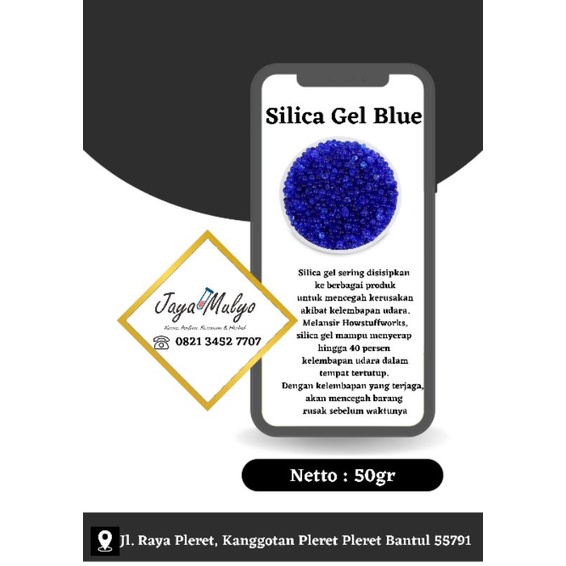 Jual Silica Gel Blue 50gr Shopee Indonesia