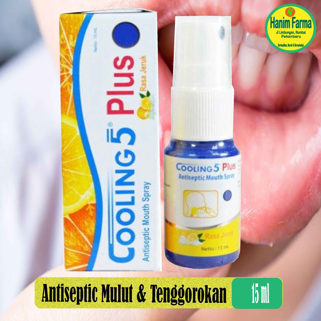 Jual Cooling 5 Antiseptic Mulut Obat Sariawan 15 Ml Shopee Indonesia