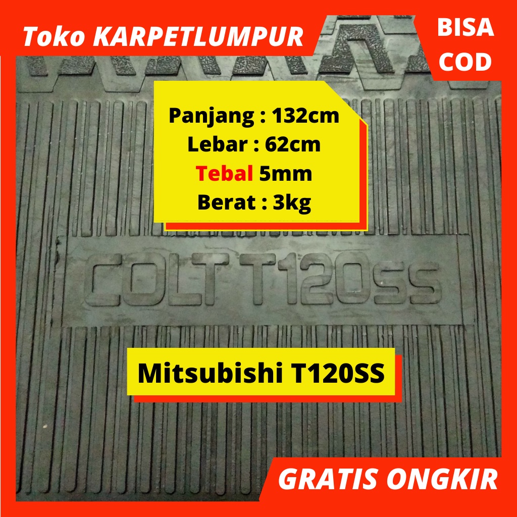 Jual Karpet Dasar T120SS Karet Lantai Kabin Mobil Mitsubishi Colt T120