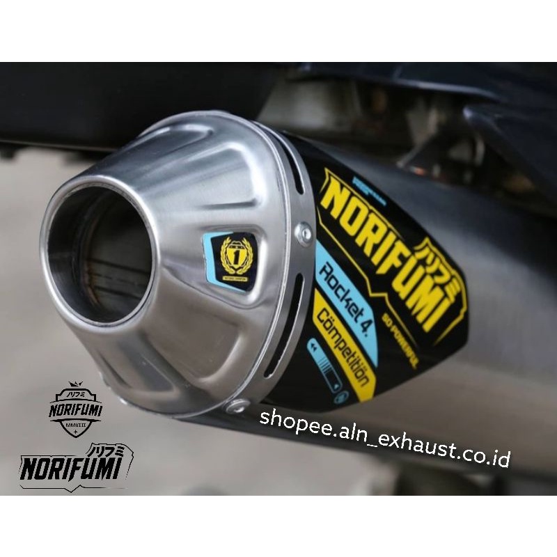 Jual Knalpot Norifumi Roket Competition Klx Dtracker Crf