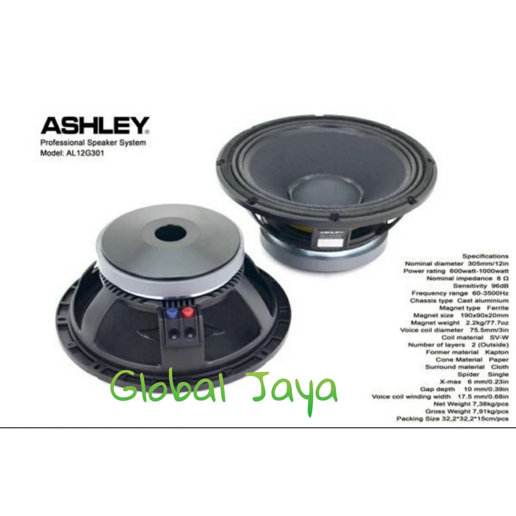 Jual Speaker Komponen Ashley Al G Al G Ashley Al G Inch