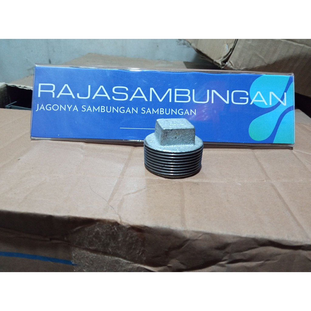 Jual Dop Drat Luar Besi Inch Penutup Ujung Sambungan Air Fitting