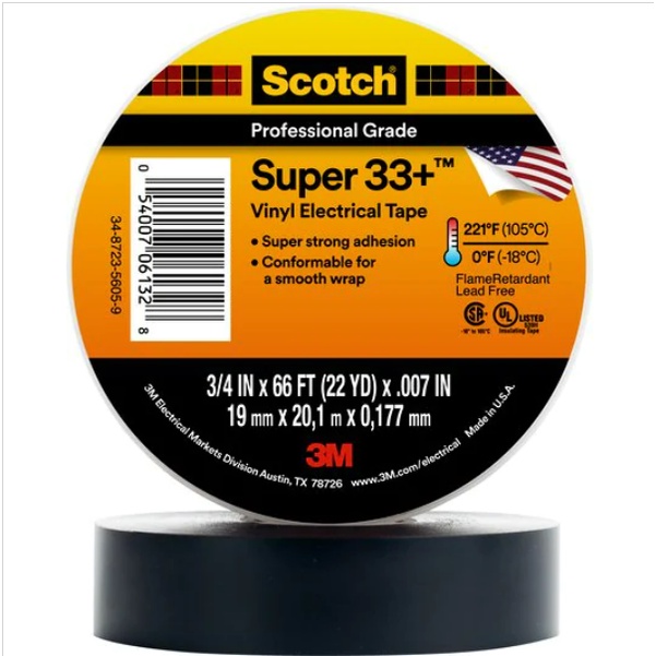 Jual ORIGINAL 3M Scotch Super 33 Vinyl Electrical Tape Isolasi