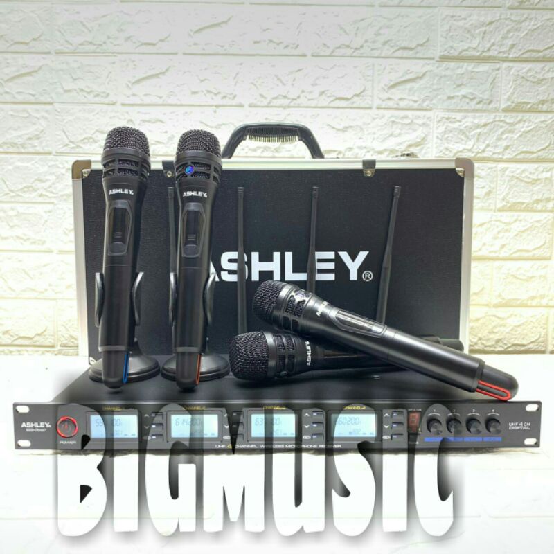 Jual Mic Wireless Ashley Mc Four Original Mic Handheld Ashley Mc Four