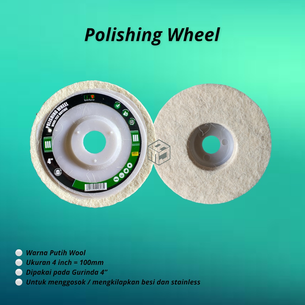 Jual Non Woven Polishing Wheel Inch Mata Gerinda Poles Grinda