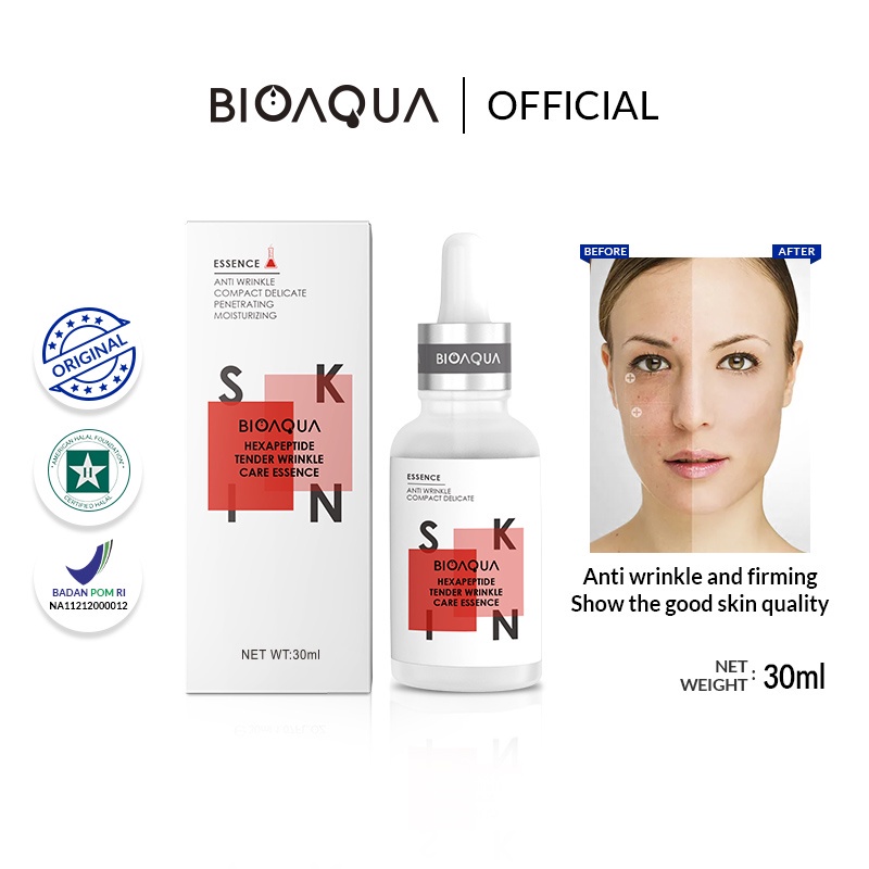 Jual Bioaqua Esenses Serum Moisturizing Hyaluronic Anti Acne Hexa