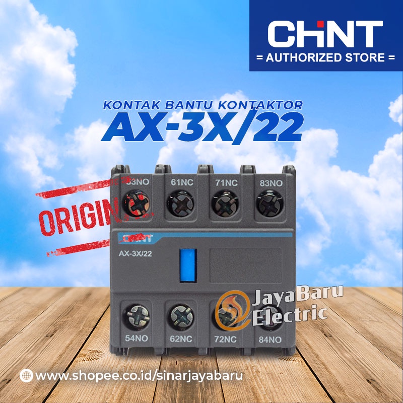 Jual Kontak Bantu Auxiliary Aux Contactor Kontaktor Chint Ax X Ax X