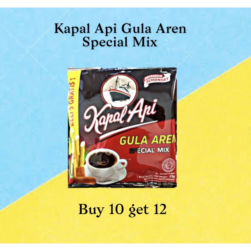 Jual Kopi Kapal Api Gula Aren Special Mix Shopee Indonesia