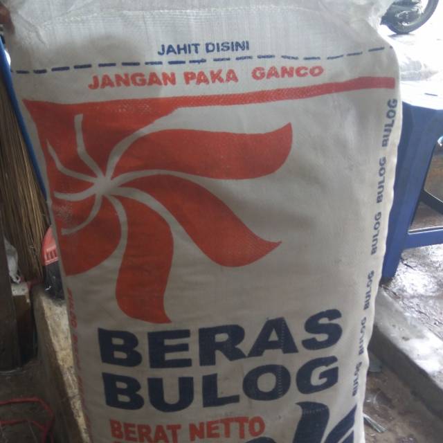 Jual Karung Bekas Beras Bulog 50kg Tebal Shopee Indonesia