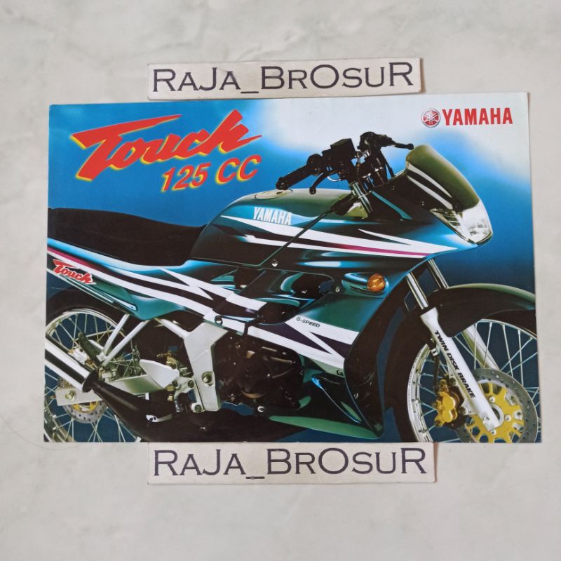 Jual Poster Brosur Katalog Flyer Jadul Lawas Yamaha Touch 125 Cc CBU