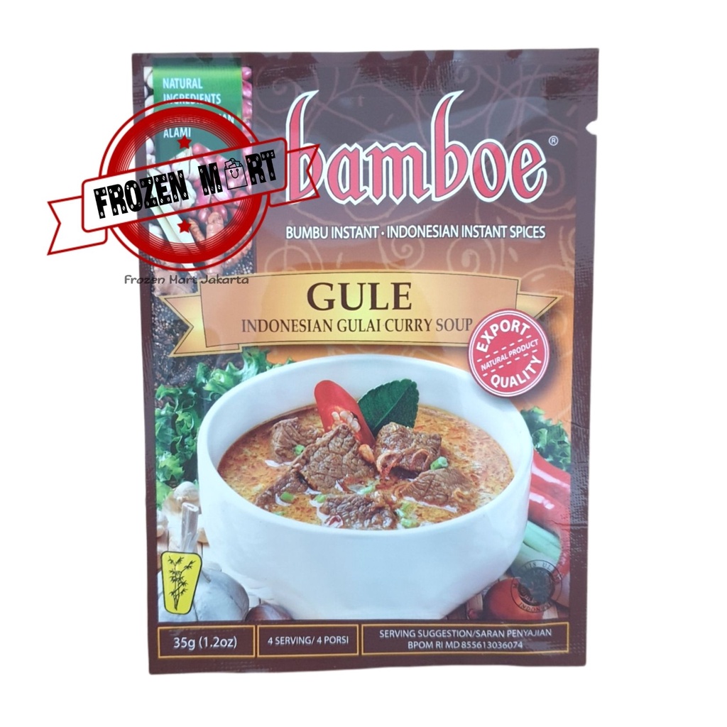 Jual Bamboe Bumbu Instant Gule Gulai Curry Soup Bumbu Gulai Halal