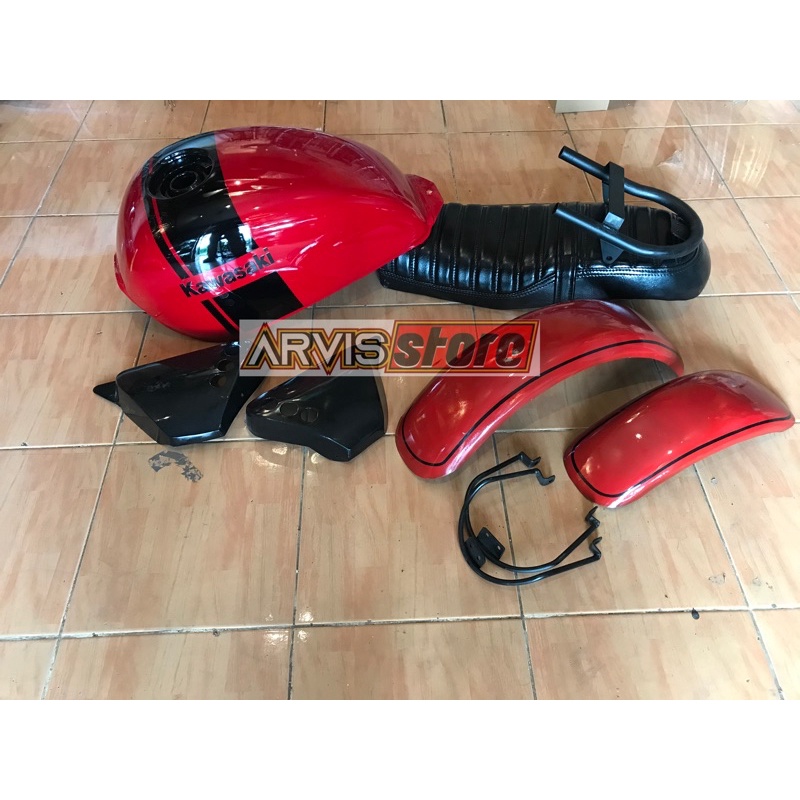 Jual TANGKI CUSTOM KAWASAKI Z250 NINJA 250 KARBU INJEKSI TANGKI