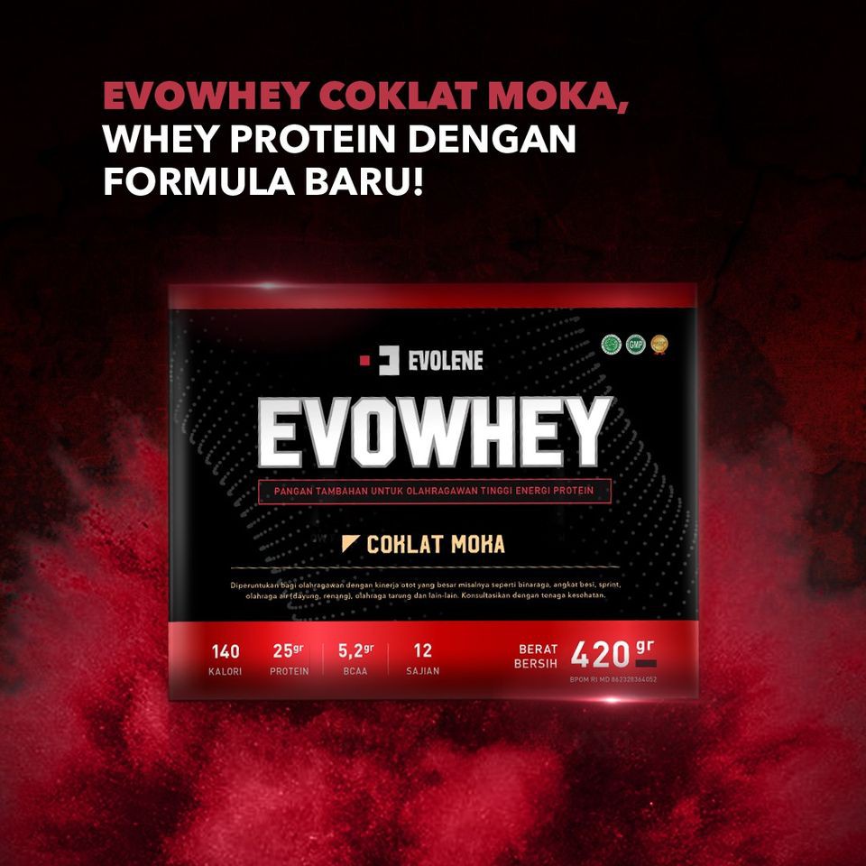 Jual EVOWHEY PROTEIN EVOLENE WHEY PROTEIN 1 75 KG 1750 GR SUSU GYM 50