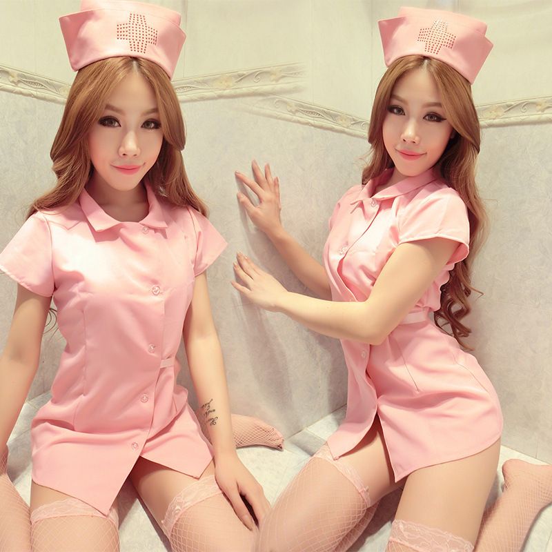 Jual Kostum Seragam Perawat Sexy Cosplay Nurse Suster Lingerie Seksi