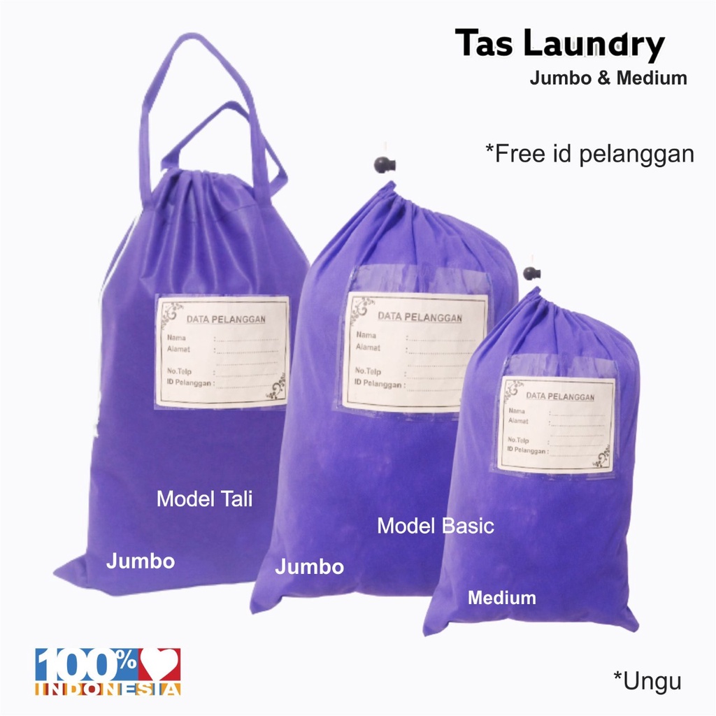 Jual Promo Tas Laundry Jumbo Custum Sablon Laundry Bag Tas Laundry