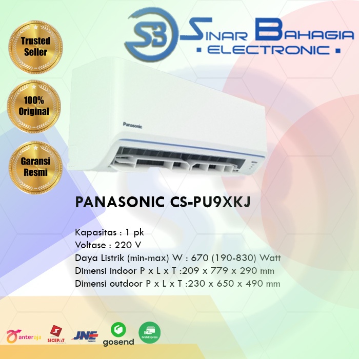 Jual Panasonic Cs Pu Xkj Ac Pk R Watt Inverter New Khusus