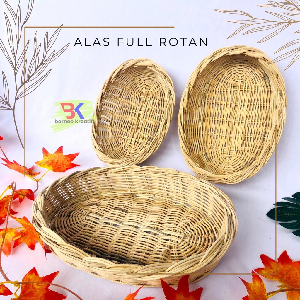 Jual Keranjang Rotan Serbaguna Oval Shopee Indonesia