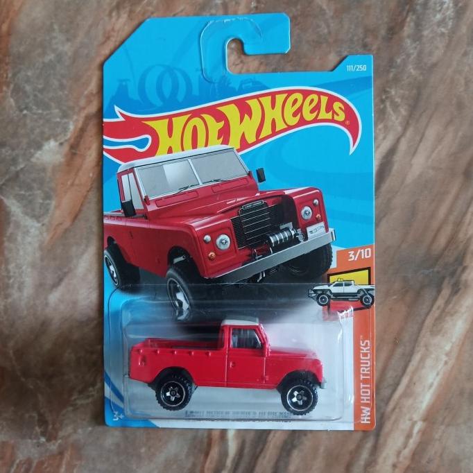 Jual HOT WHEELS LAND ROVER SERIES PICKUP MERAH Shopee Indonesia