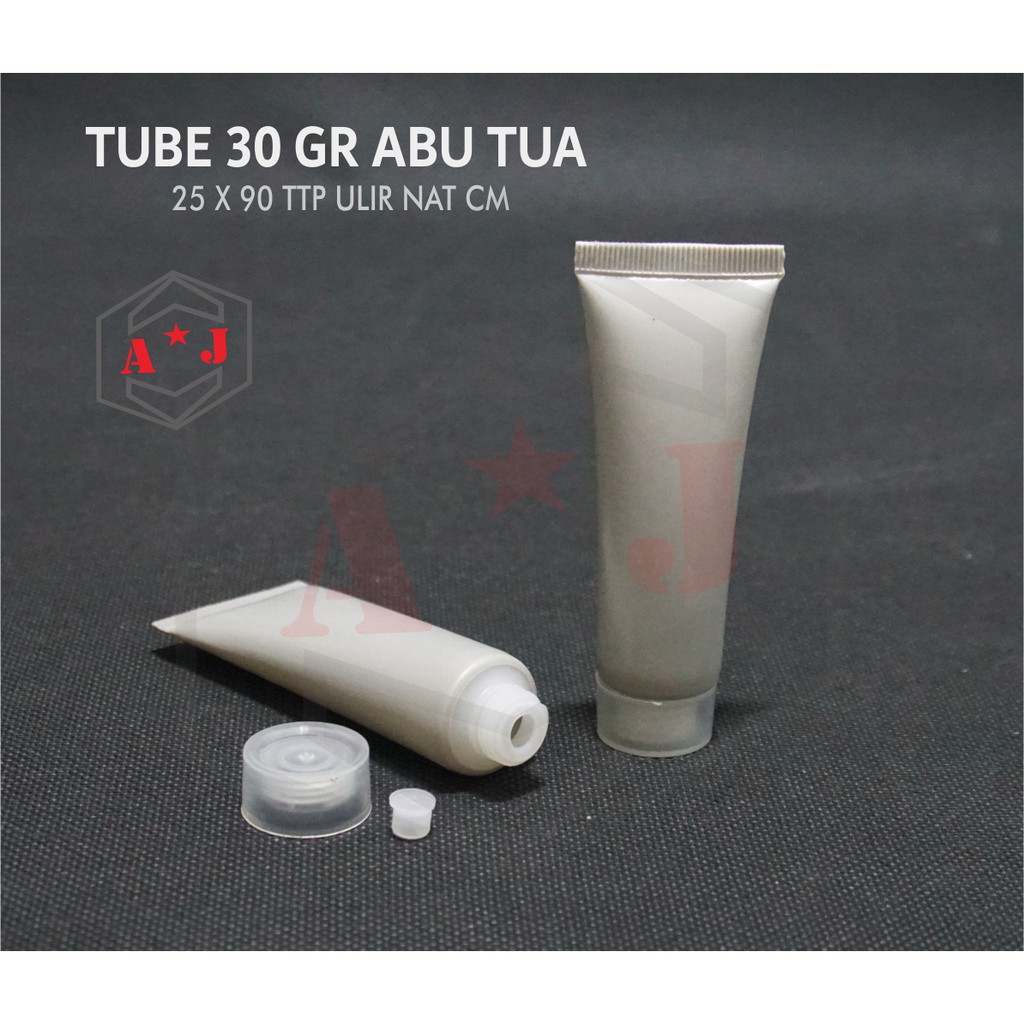 Jual Tube Gr Abu Tua Ulir Flat Tube Krim Tube Kosmetik Tube