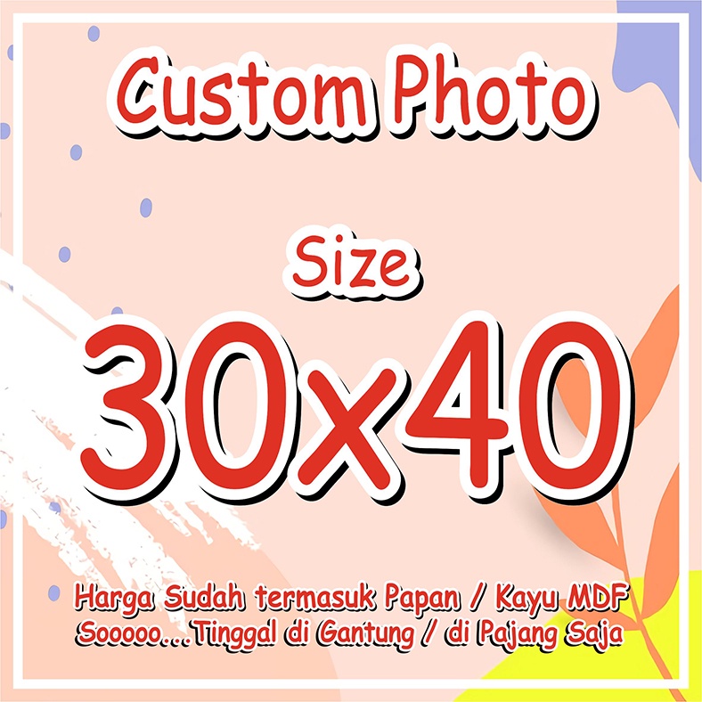 Jual Cetak Foto Media Kayu Ukuran R X Cm Best Seller Shopee