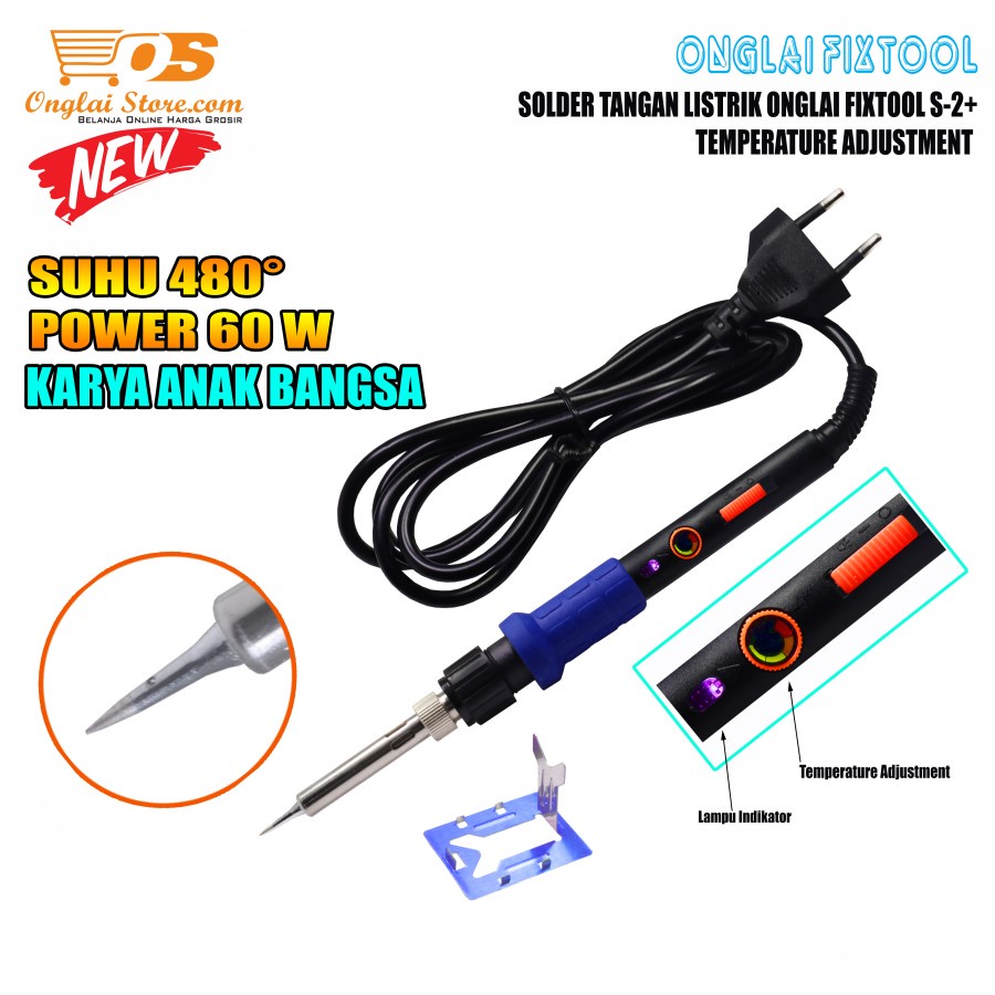 Jual SOLDER TANGAN ONGLAI FIXTOOL S 2 UPGRADE VERSION NEW ORIGINAL