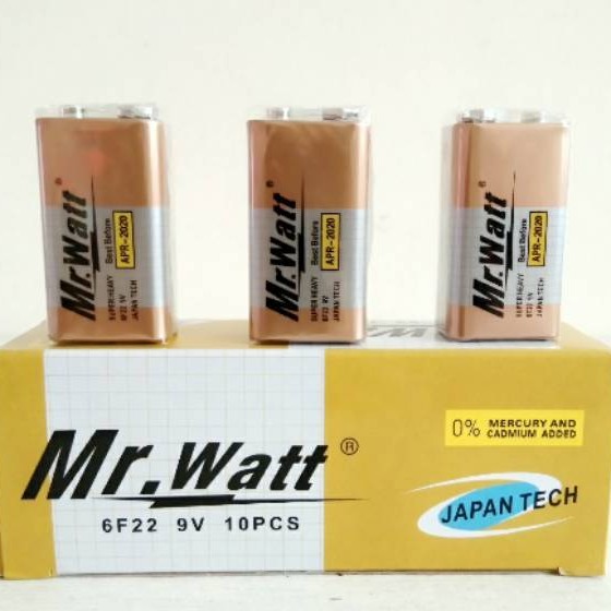 Jual Baterai V Mrwatt Hi Watt Battery Volt Batu Batere Batre