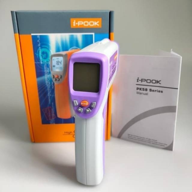 Jual Thermometer Infrared I Pook Mengukur Suhu Tubuh Shopee Indonesia