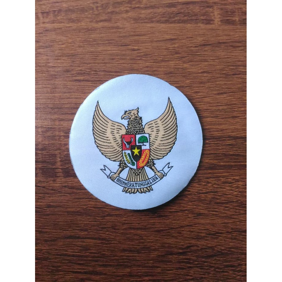 Jual Logo Patch Woven Emblem Club Bola Garuda Putih Shopee Indonesia