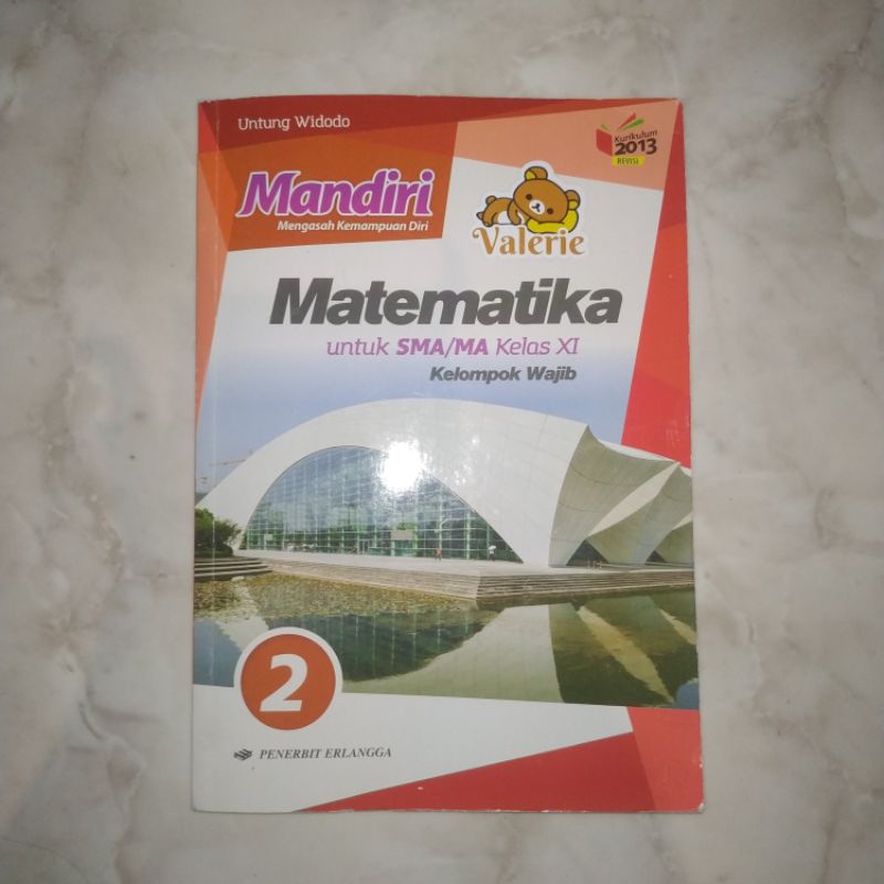 Jual Buku Mandiri Matematika Wajib Erlangga Kelas 11 SMA Bekas