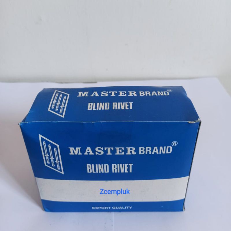 Jual Paku Rivet Merk Master Brand Fb Ukuran Mm X Mm