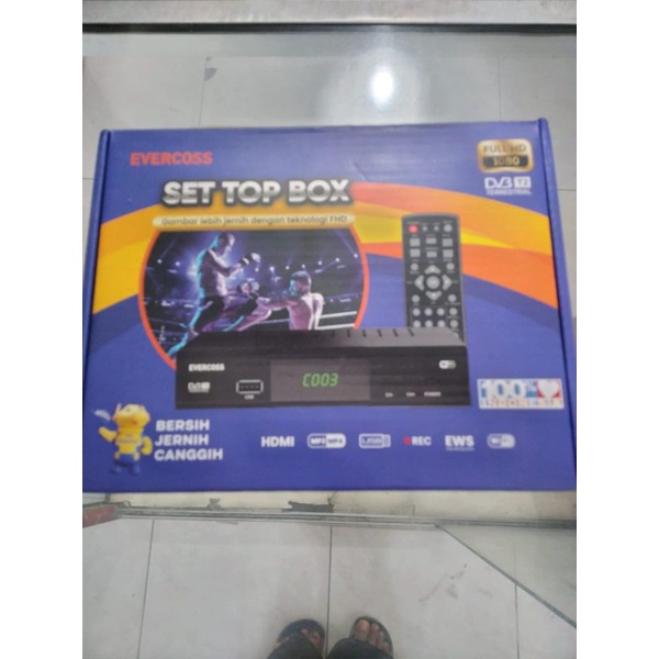 Jual SET TOP BOX STB EVERCROSS SIGNAL DIGITAL FULL HD Untuk Kota