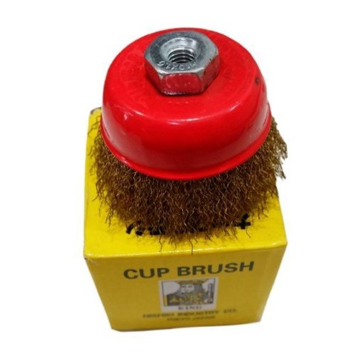 Jual King Wire Cup Brush Sikat Mangkok Kawat Kuningan Inch Gerinda