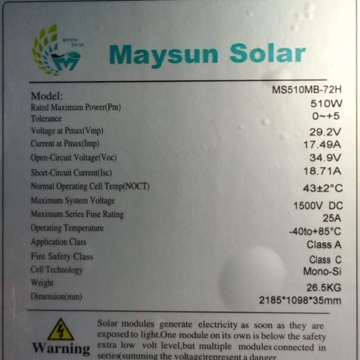 Jual Tenaga Surya Solar Panel Solar Cell Panel Surya Wp Mono Wp